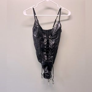 Faux Leather Babydoll BRAND‎ NEW 🟢